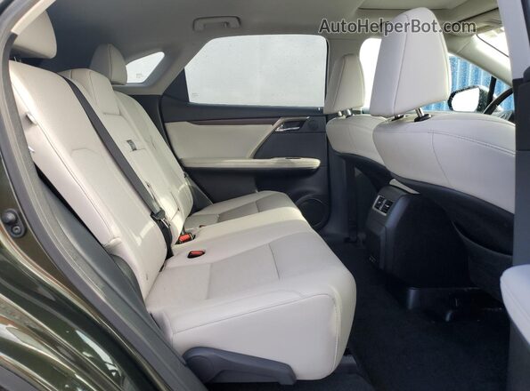 2T2HZMAA8LC161418 2020 LEXUS RX Green Widok wnętrza z tyłu