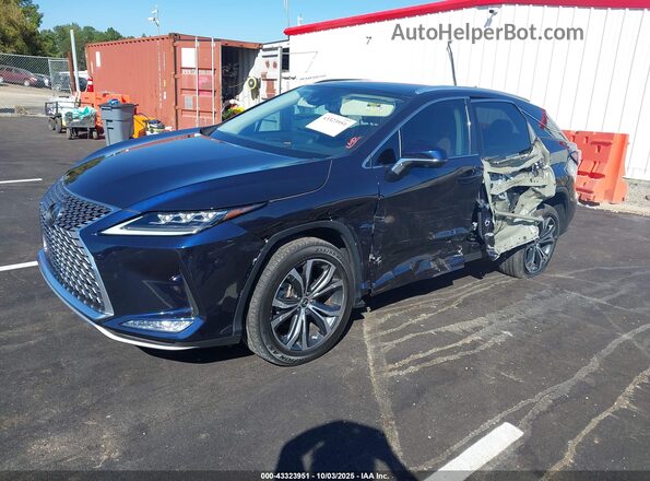 2T2HZMAA8NC229848 2022 LEXUS RX 350 Dark Blue Vista tres cuartos delantera izquierda