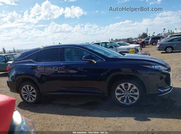 2T2HZMAA9MC192422 2021 LEXUS RX 350 Dark Blue ხელსაწყოთა პანელის ხედი