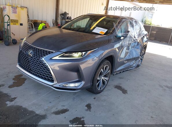 2T2HZMAAXNC231875 2022 LEXUS RX 350 Gray Vista tres cuartos delantera izquierda