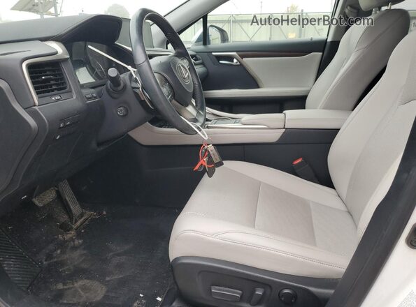 2T2HZMDA0LC217606 2020 LEXUS RX White Вид салону спереду