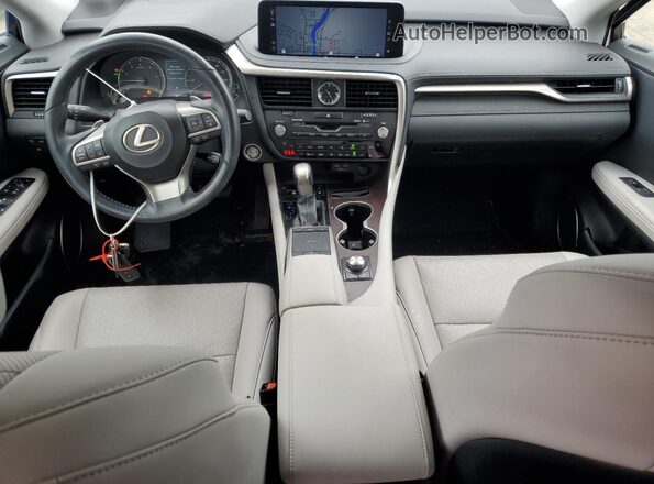 2T2HZMDA0LC217606 2020 LEXUS RX White Вид панелі приладів