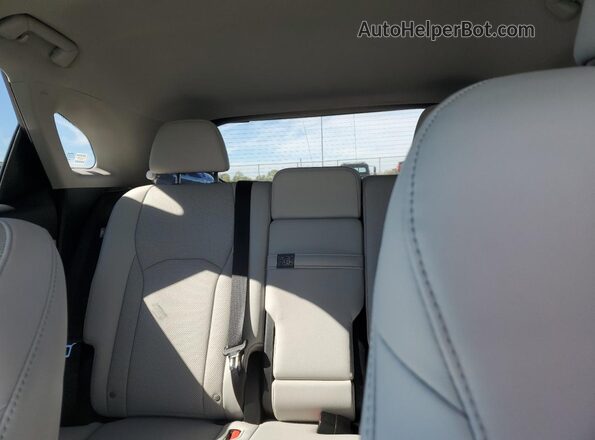 2T2HZMDA2LC253278 2020 LEXUS RX White Հետևի նստատեղերի տեսք