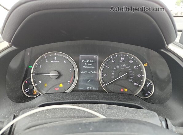 2T2HZMDA3LC241558 2020 LEXUS RX Silver Սարքավորումների վահանակի տեսք
