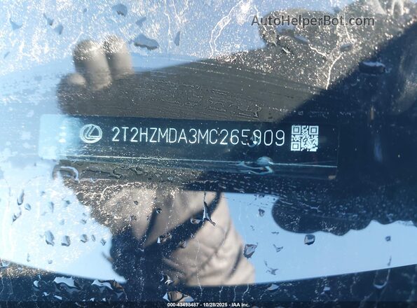 2T2HZMDA3MC265909 2021 LEXUS RX 350 Черный Вид подкапотного пространства