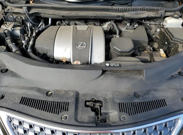 2T2HZMDA5LC247474 2020 LEXUS RX Black Vista del compartimento del motor