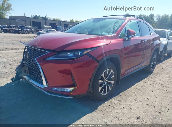 2T2HZMDA5NC357301 2022 LEXUS RX 350 Красный Передняя левая четверть