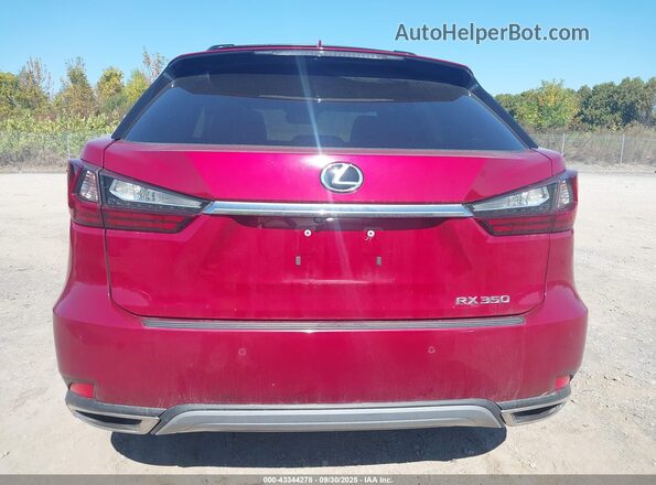 2T2HZMDA5NC357301 2022 LEXUS RX 350 Красный 