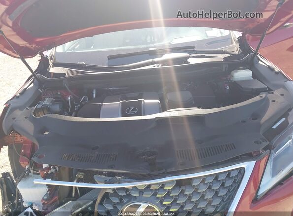 2T2HZMDA5NC357301 2022 LEXUS RX 350 Красный Вид сзади