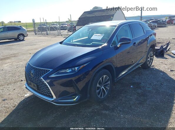 2T2HZMDA7LC251672 2020 LEXUS RX 350 Dark Blue Vista tres cuartos delantera izquierda