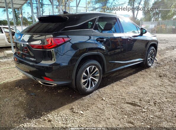 2T2HZMDA8NC353629 2022 LEXUS RX 350 Black უკანა მარჯვენა