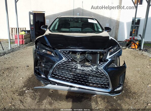 2T2HZMDA8NC353629 2022 LEXUS RX 350 Black წინა პანელის ხედი