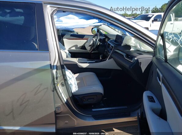 2T2HZMDAXLC223722 2020 LEXUS RX 350 Champagne Вид салона спереди