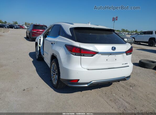 2T2JGMDA0MC066971 2021 LEXUS RX 450H White Trasero izquierdo