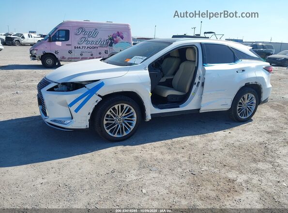 2T2JGMDA0MC066971 2021 LEXUS RX 450H White Vista frontal
