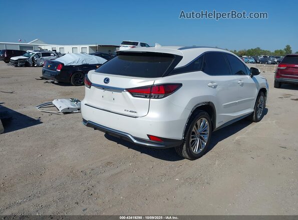 2T2JGMDA0MC066971 2021 LEXUS RX 450H White Trasero derecho