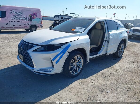2T2JGMDA0MC066971 2021 LEXUS RX 450H White 