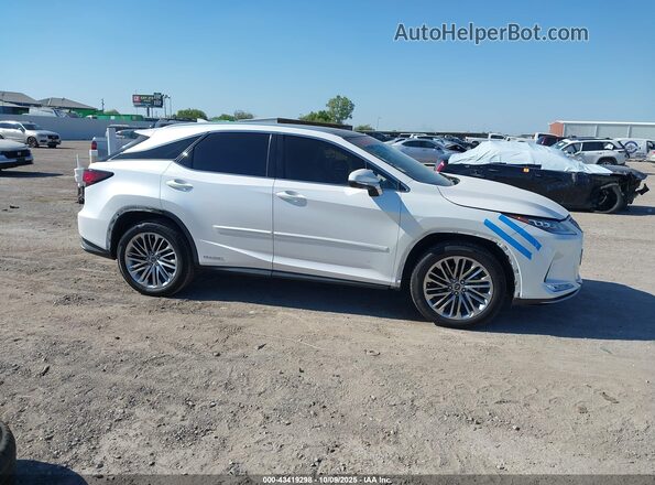 2T2JGMDA0MC066971 2021 LEXUS RX 450H White Vista interior de 360 grados