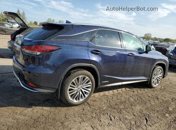 2T2JGMDA1MC063531 2021 LEXUS RX Blue Trasero derecho