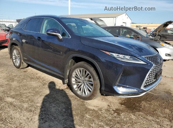 2T2JGMDA1MC063531 2021 LEXUS RX Blue Delantero derecho