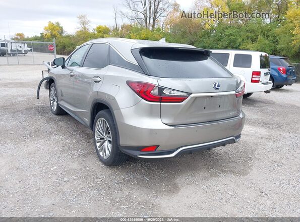 2T2JGMDA2NC074491 2022 LEXUS RX 450H Серебряный Задняя левая четверть
