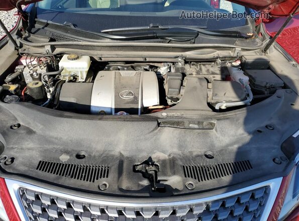 2T2JGMDA4LC052926 2020 LEXUS RX Red ძრავის განყოფილების ხედი