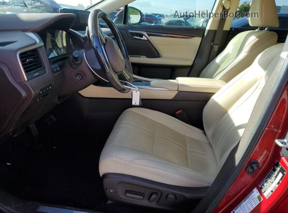 2T2JGMDA4LC052926 2020 LEXUS RX Red წინა სალონის ხედი