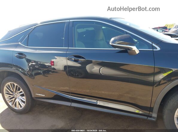2T2JGMDA5LC048254 2020 LEXUS RX 450H Черный Вид задней части салона