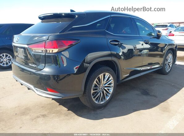 2T2JGMDA5LC048254 2020 LEXUS RX 450H Черный Задняя правая четверть