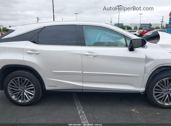 2T2JGMDA8LC045333 2020 LEXUS RX 450H White Widok wnętrza 360 stopni