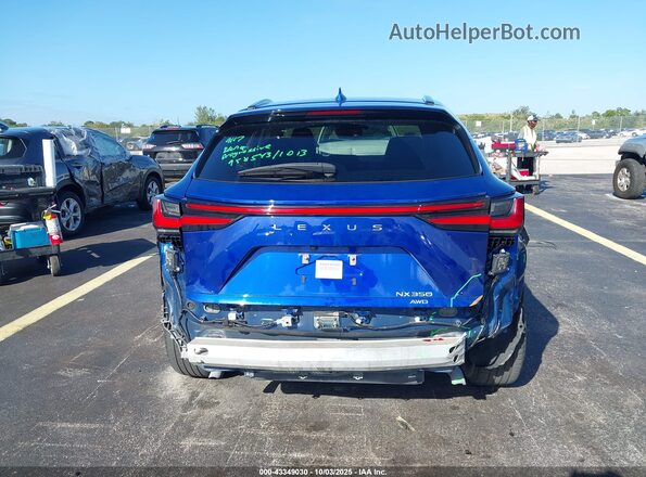 2T2KGCEZ2RC036395 2024 LEXUS NX 350 Blue 