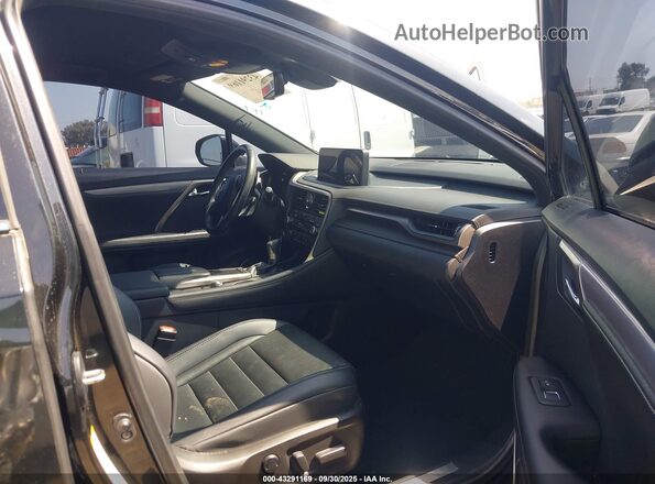 2T2SZMDA7LC218516 2020 LEXUS RX 350 Black Вид салону спереду