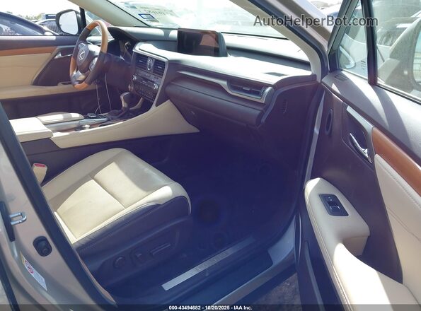 2T2ZZMCA0GC026568 2016 LEXUS RX 350 Champagne Widok wnętrza z przodu