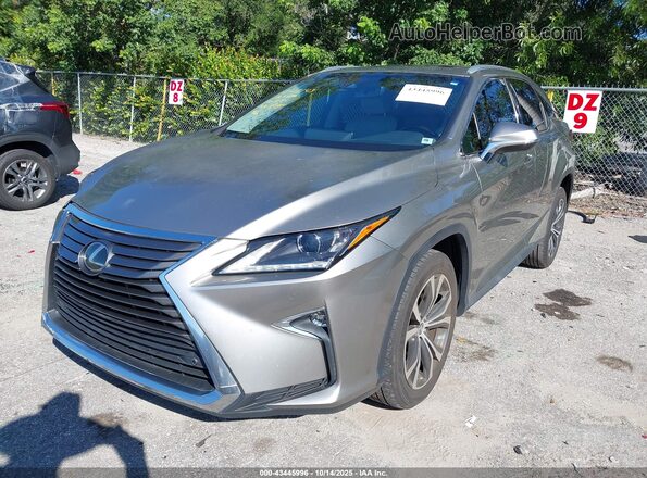 2T2ZZMCA6KC118907 2019 LEXUS RX 350 Gray Առջևի ձախ երեք քառորդ տեսարան