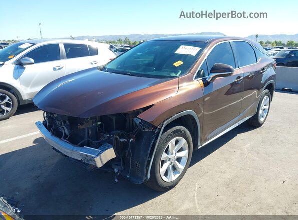 2T2ZZMCA9GC023524 2016 LEXUS RX 350 Темно-бордовый Передняя левая четверть