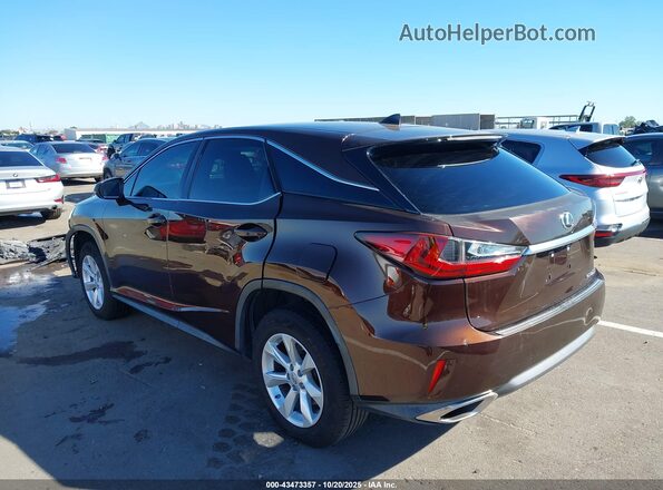 2T2ZZMCA9GC023524 2016 LEXUS RX 350 Темно-бордовый Задняя левая четверть