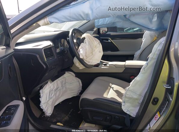2T2ZZMCAXJC101249 2018 LEXUS RX 350 Champagne Вид салону спереду