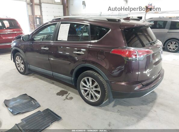 2T3DFREV3JW857970 2018 TOYOTA LIMITED Purple Rear left