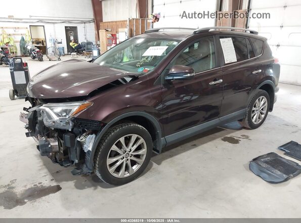 2T3DFREV3JW857970 2018 TOYOTA LIMITED Purple Front left