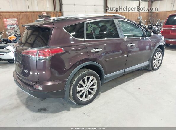 2T3DFREV3JW857970 2018 TOYOTA LIMITED Purple Rear right