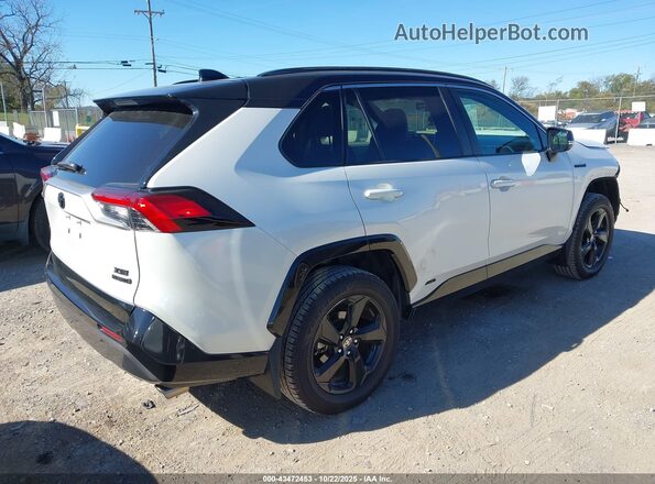 2T3E6RFV0MW021587 2021 TOYOTA RAV4 HYBRID White Rear right