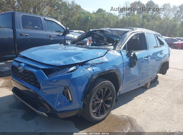 2T3E6RFV0RW052605 2024 TOYOTA RAV4 HYBRID Синий Передняя левая четверть