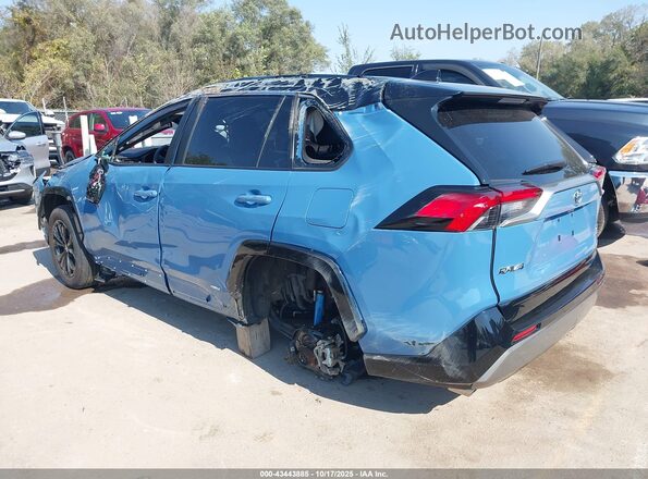2T3E6RFV0RW052605 2024 TOYOTA RAV4 HYBRID Синий Задняя левая четверть