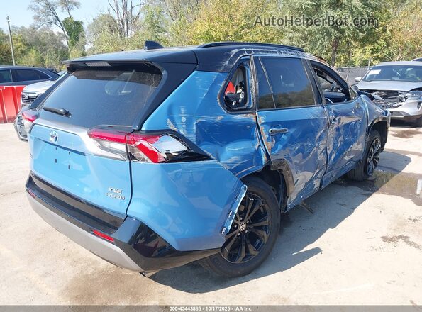 2T3E6RFV0RW052605 2024 TOYOTA RAV4 HYBRID Синий Задняя правая четверть