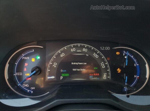 2T3E6RFV1MW014552 2021 TOYOTA RAV4 Gray Widok zestawu wskaźników