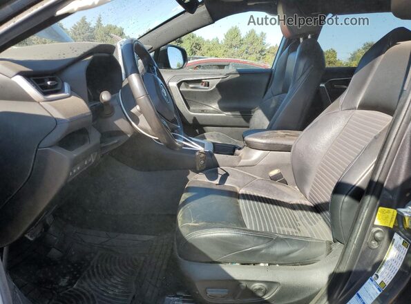 2T3E6RFV1MW014552 2021 TOYOTA RAV4 Gray Widok wnętrza z przodu