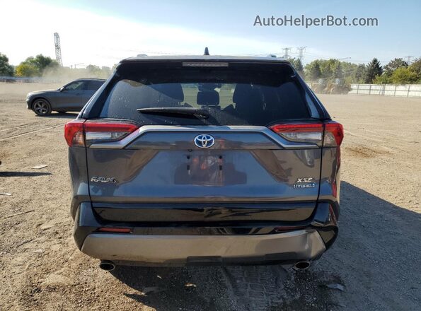 2T3E6RFV1MW014552 2021 TOYOTA RAV4 Gray Widok z tyłu