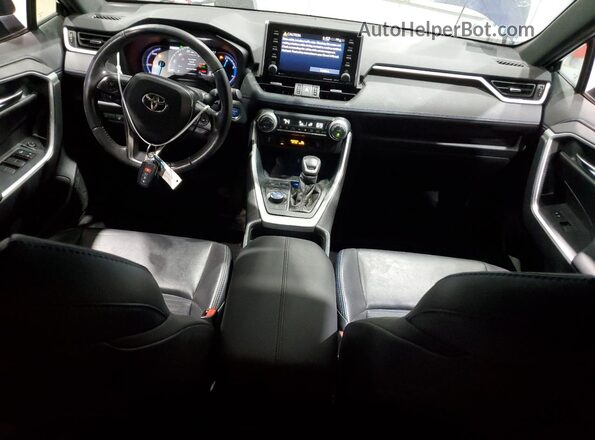 2T3EWRFV0LW062543 2020 TOYOTA RAV4 Blue Dashboard view