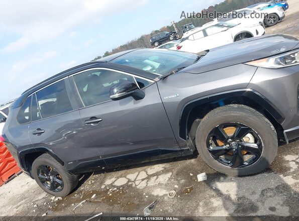 2T3EWRFV7LW067545 2020 TOYOTA RAV4 HYBRID Gray Սալոնի հետևի տեսք