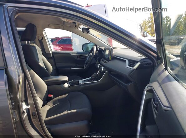 2T3F1RFVXKC052878 2019 TOYOTA LE Gray წინა სალონის ხედი